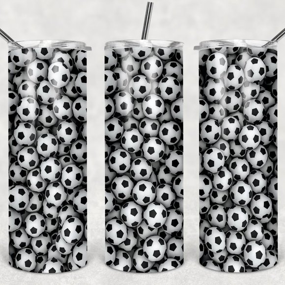 Other - Custom 20oz soccer ball tumbler!
